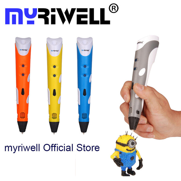 Myriwell Brand New Magic 3d printer - 3d pens 3 colors ABS filaments for kids birthday present