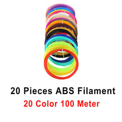 Myriwell Brand New Magic 3d printer - 3d pens 3 colors ABS filaments for kids birthday present