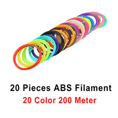 Myriwell Brand New Magic 3d printer - 3d pens 3 colors ABS filaments for kids birthday present